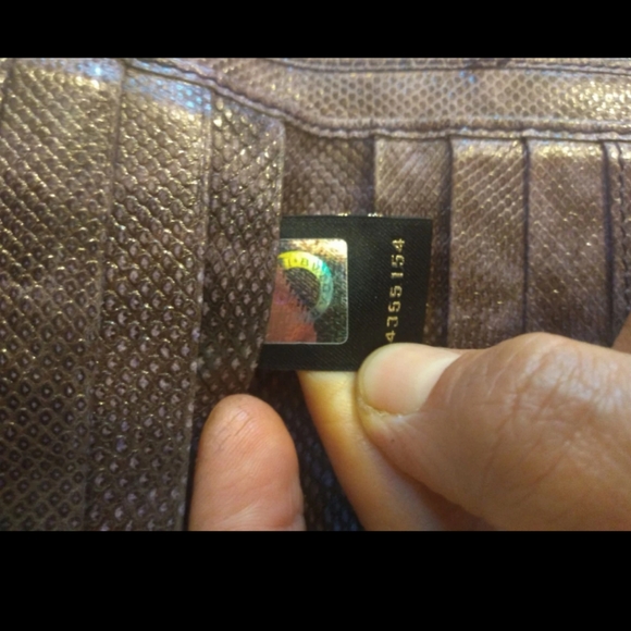 Bvlgari Serpanti Brown Python wallet - Picture 6 of 12